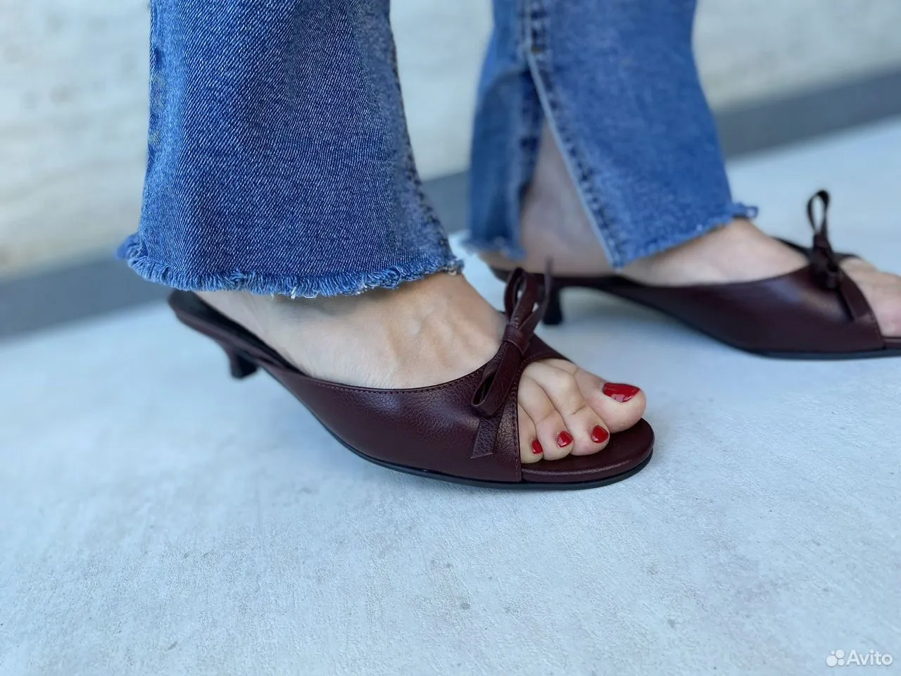 Женские босоножки из натуральной кожи