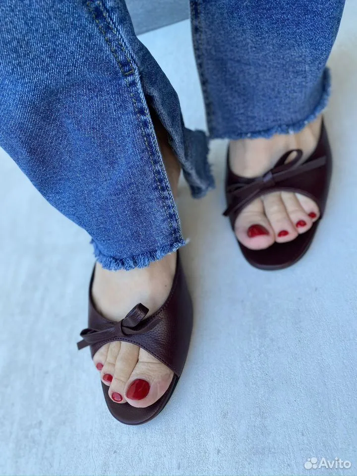 Женские босоножки из натуральной кожи