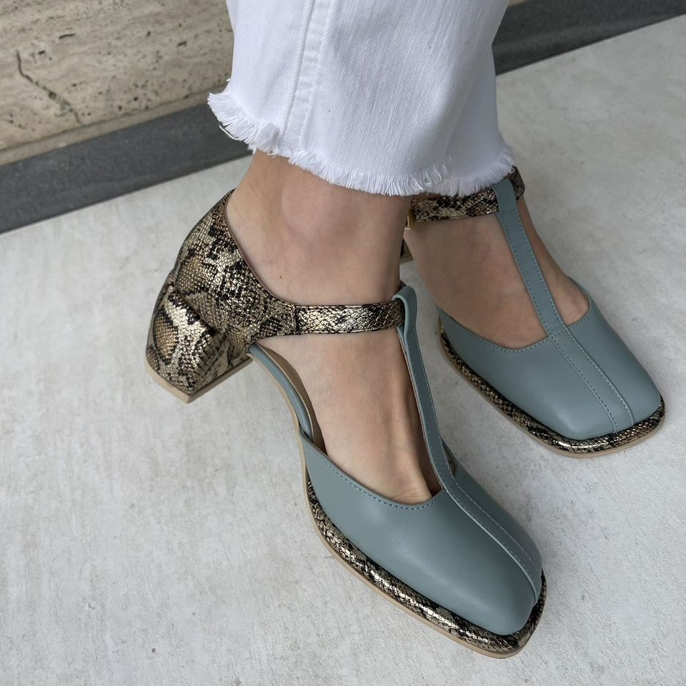 Туфли - Мирони, с Т-образной перемычкой