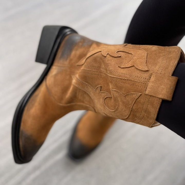 Казаки – Ламзира, замша табак